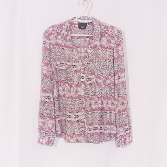 ANTHROPOLOGIE MAEVE Islet Button Front Blouse Size M - Picture 2 of 6